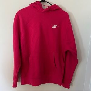 Pink Nike Hoodie Size Medium